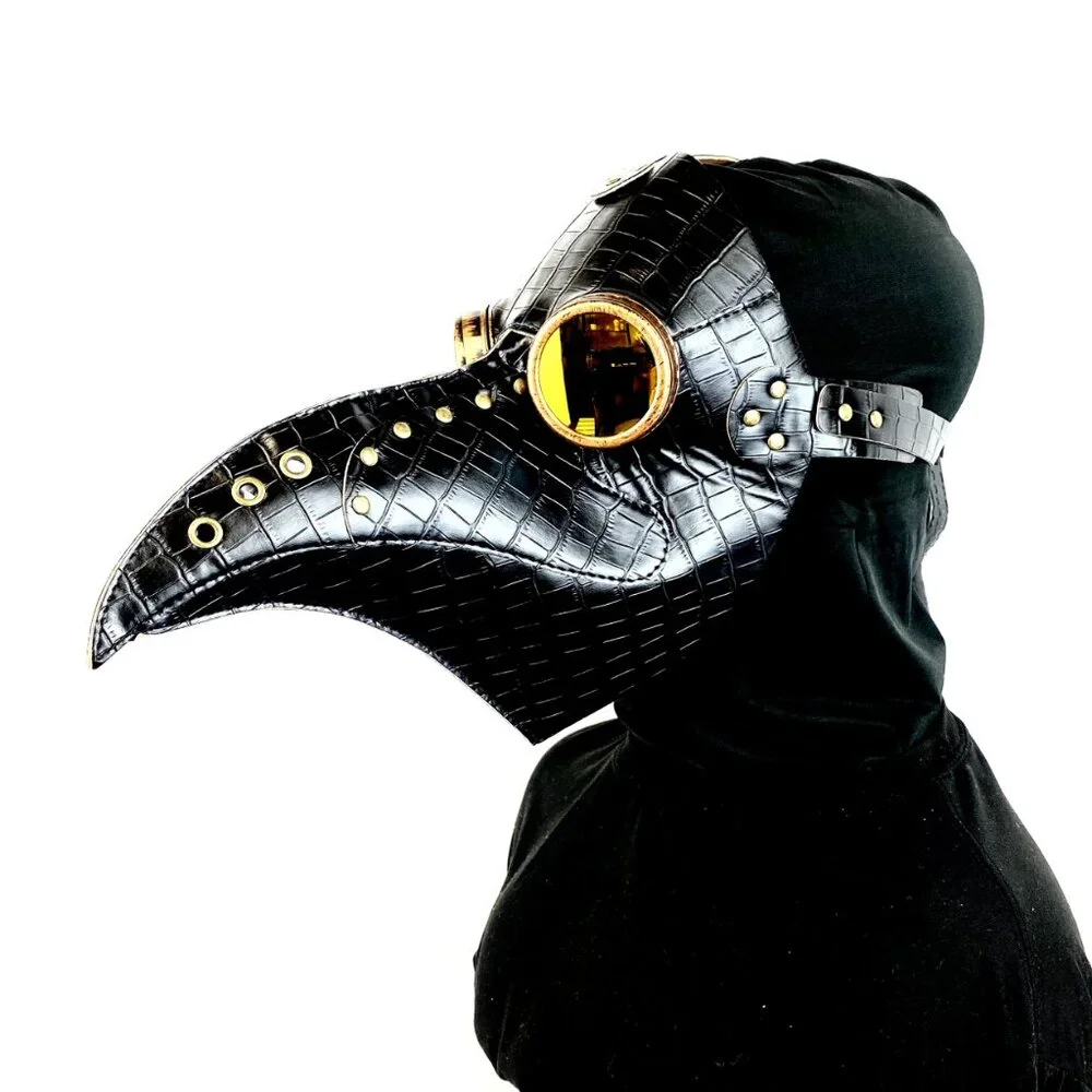 Steampunk Plague Doctor Mask, Long Nose Halloween Masquerade Party Masks